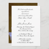 素朴自然結婚式招待状 招待状 (正面/裏面)