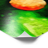 素朴自然絵画紅葉 フォトプリント            (角)