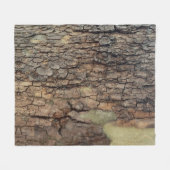 素朴自然 フリースブランケット (正面(横))