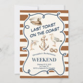 素朴航海のいかりとドルフィンバチェロレッテ 招待状 (正面)