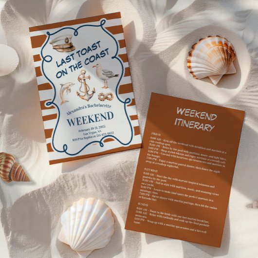 素朴航海のいかりとドルフィンバチェロレッテ 招待状