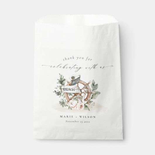 素朴航海のいかりホイールフローラ結婚ズ フェイバーバッグ (正面)