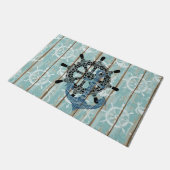 素朴航海のいかり ドアマット (アングル)