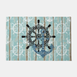 素朴航海のいかり ドアマット