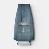 素朴航海のな船名ヴィンテージいかりパーティー ボトルクーラー (正面)