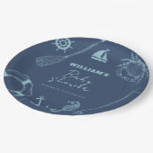 素朴航海のモダン魚釣り ペーパープレート (アングル)