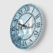 素朴航海のヴィンテージ ラージ壁時計 (傾斜)