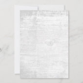 素朴航海の女の子シャワーバラ金ゴールドいかり 招待状 (裏面)