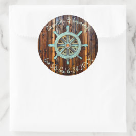 素朴航海の結婚婚約 ラウンドシール