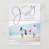 素朴航海のChristmas Joy Holiday Photo シーズンポストカード (正面)