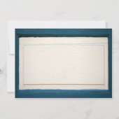 素朴色彩の鮮やか木デイジー結婚式招待状 招待状 (裏面)