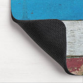 素朴色彩の鮮やか木模様 マウスパッド (コーナー)