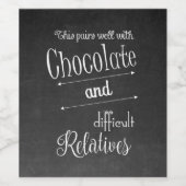 素朴花嫁の国のテカジュアルスティング ワインラベル (シングルラベル)