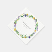 素朴花結婚の スタンダードカクテルナプキン (角)