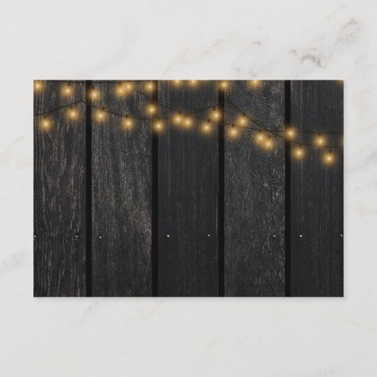 素朴花結婚木の詳細 エンクロージャーカード (裏面)