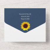 素朴花結婚病 オールインワン招待状 (裏面)