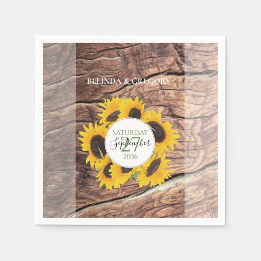 素朴花結婚病 スタンダードカクテルナプキン (正面)