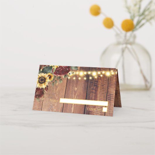 素朴花結婚病 プレイスカード (正面)