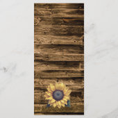 素朴花結婚病 メニュー (裏面)