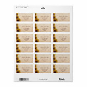 素朴花結婚病 ラベル (フルシート)