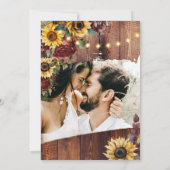 素朴花結婚病 招待状 (裏面)