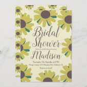 素朴花縁ど緑ブライダルシャワー 招待状 (正面/裏面)