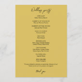 素朴芸術的ひまわり水彩画 プログラム (裏面)