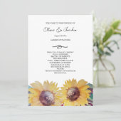 素朴芸術的ひまわり水彩画 プログラム (スタンド正面)