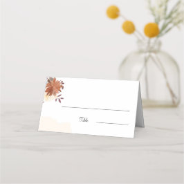 素朴茶結婚製のテーブル プレイスカード