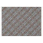 素朴茶色の西の田舎革の模様 テーブルクロス (正面(横))