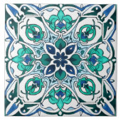 素朴華美緑 タイル (正面)