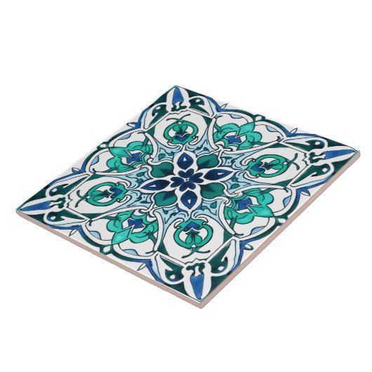 素朴華美緑 タイル (側面)