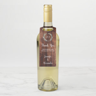 素朴葉ウッドサンキュー結婚ズ ボトルネックタグ