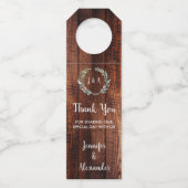 素朴葉ウッドサンキュー結婚ズ ボトルネックタグ (正面)