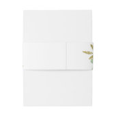 素朴葉フローラモノグラム結婚ズ 招待状ベリーバンド (裏面例)