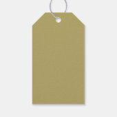 素朴葉フローラ結婚の ギフトタグ (裏面)