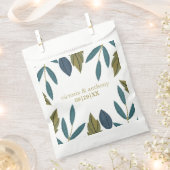 素朴葉フローラ結婚の フェイバーバッグ (クリップ留めされた状態)