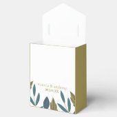 素朴葉フローラ結婚の フェイバーボックス (オープン)