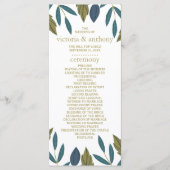 素朴葉フローラ結婚の プログラム (正面)