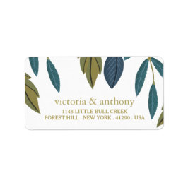 素朴葉フローラ結婚の ラベル