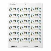 素朴葉フローラ結婚の ラベル (フルシート)