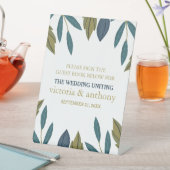 素朴葉フローラ結婚の 台座サイン (インサイチュ)