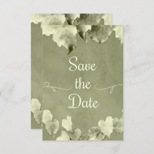 素朴葉日付の保存 (正面/裏面)