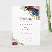 素朴葉書結婚金ゴールド プログラム (正面)