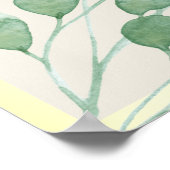 素朴葉結婚の歓迎 ポスター (角)