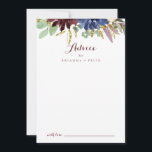 素朴葉金ゴールドとフローラ結婚書道 アドバイスカード<br><div class="desc">この素朴な葉金ゴールドとフローラ書道のアドバイスカードは結婚、の使い方にピッタリモダンングで結婚ある。デザインは手描きの水彩紫、海軍、赤面、ブルゴーニュ、海軍の花、緑と金ゴールドを備え葉ている。これらのカードはs、結婚ブライダルシャワー、ベビーシャワー、卒業式パーティーなどに最適だ。新郎新婦の名前、両親または卒業生の名前でカードをパーソナライズ。</div>