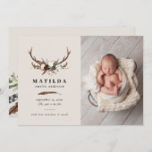 素朴葉、フローラ及び産出発表 セーブザデート (正面/裏面)