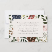 素朴葉、フローラ及び結婚詳細 セーブザデート (裏面)