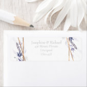 素朴葉、夏の差出人住所 ラベル (インサイチュ)