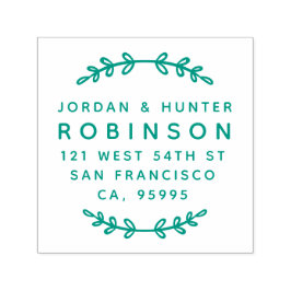 素朴葉Round結婚した Coule差出人住所 セルフインキングスタンプ